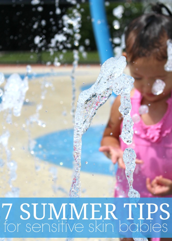 Summer tips for sensitive skin babies