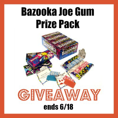 Bazooka bubble hum giveaway
