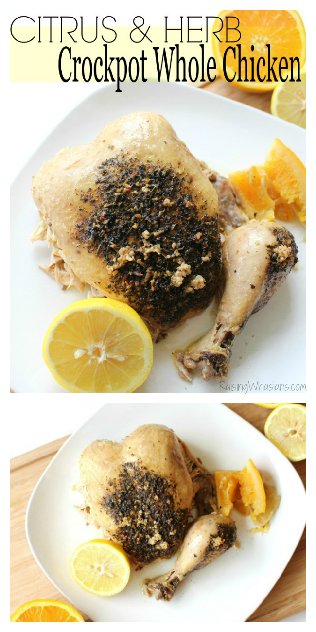 Crockpot whole chicken recipe pinterest