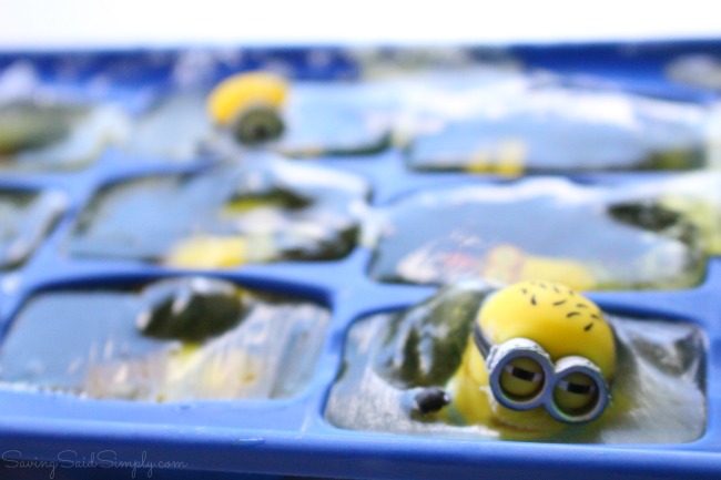 Kids ice experiment minions