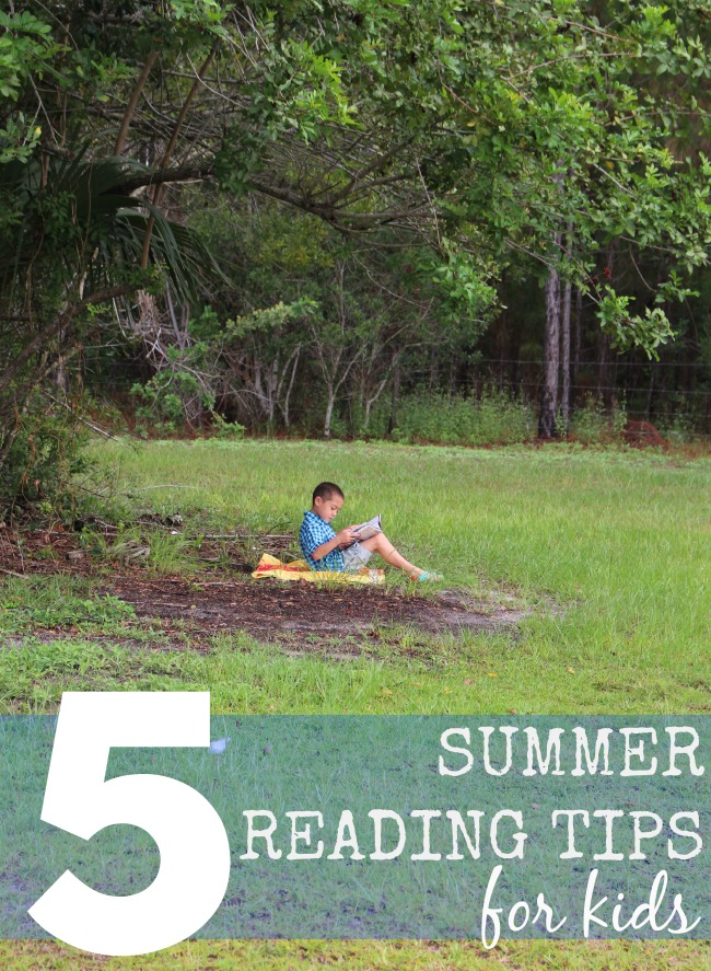 Summer reading tips for kids