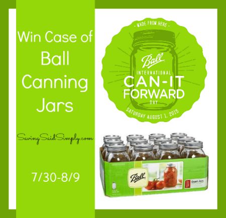 Ball canning giveaway canitforward