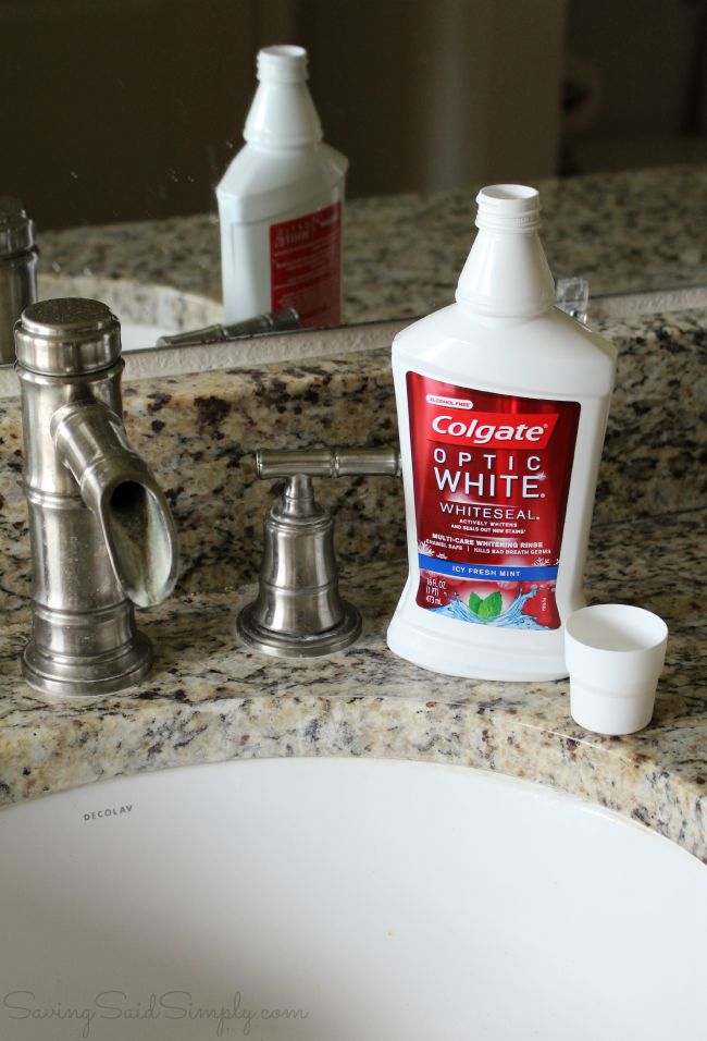 Colgate optic white mouthwash review