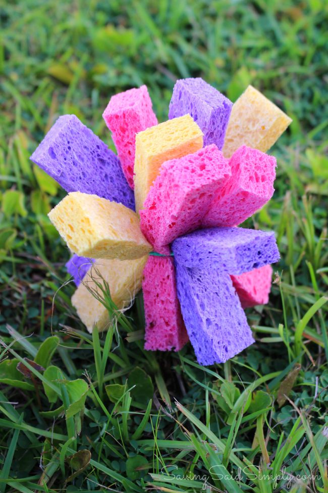 Easy Sponge Balls DIY for Kids Raising Whasians