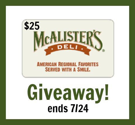 McAlisters deli giveaway