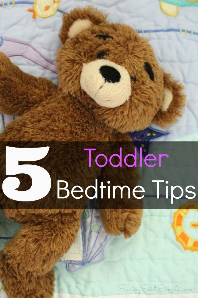 Toddler bedtime tips
