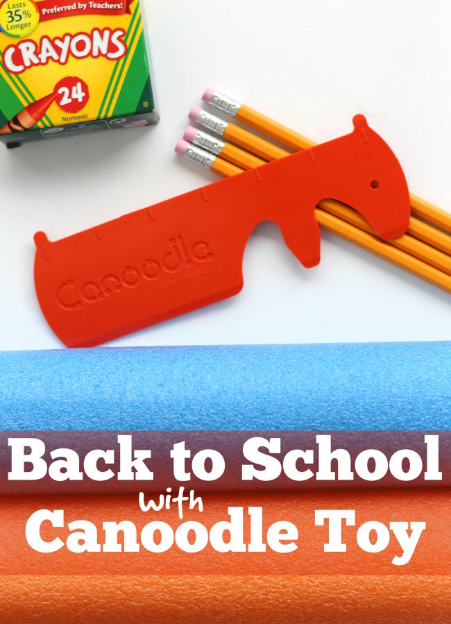 Back to school Canoodle toy