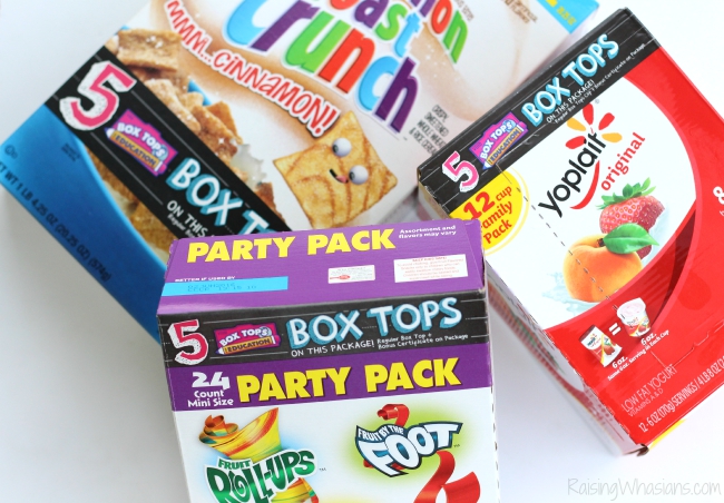 Box tops for education bonus