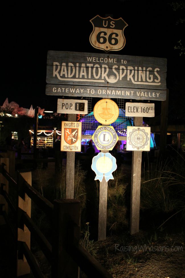Cars land must sees