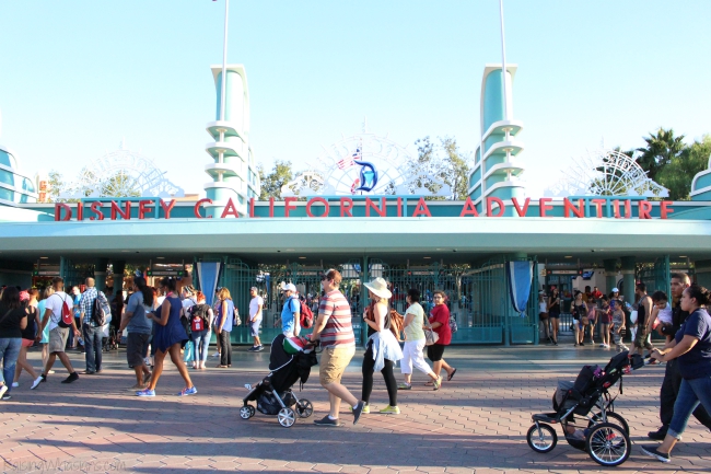 Disney California adventure entrance