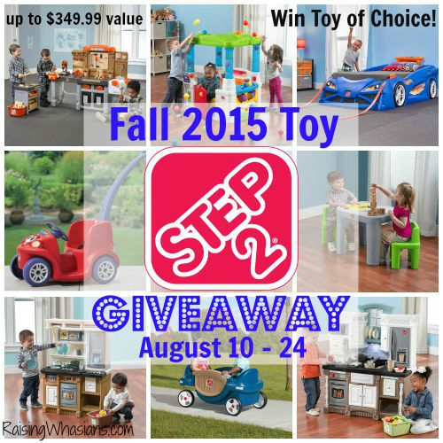 Step2 fall toy giveaway