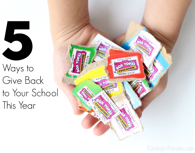 Ways to give back to your school this year