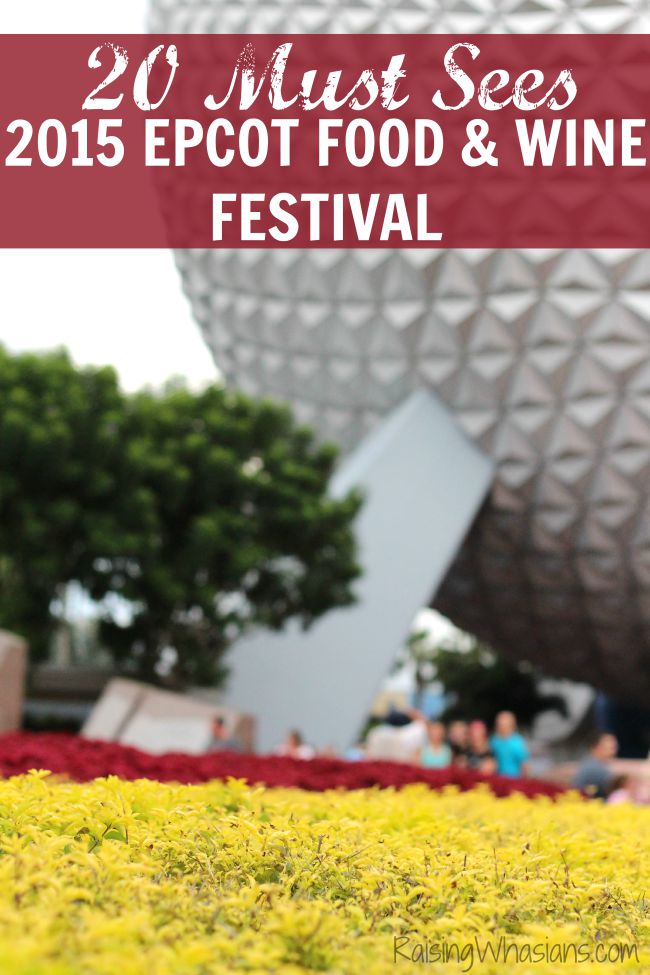2015 Epcot food and wine festival must sees