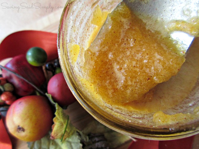 DIY pumpkin sugar scrub fall