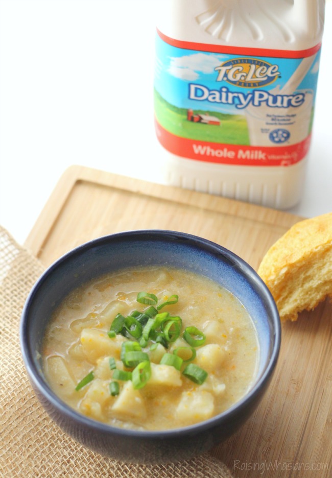 Crockpot soup with milk