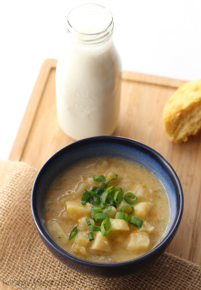 Easy crockpot potato soup