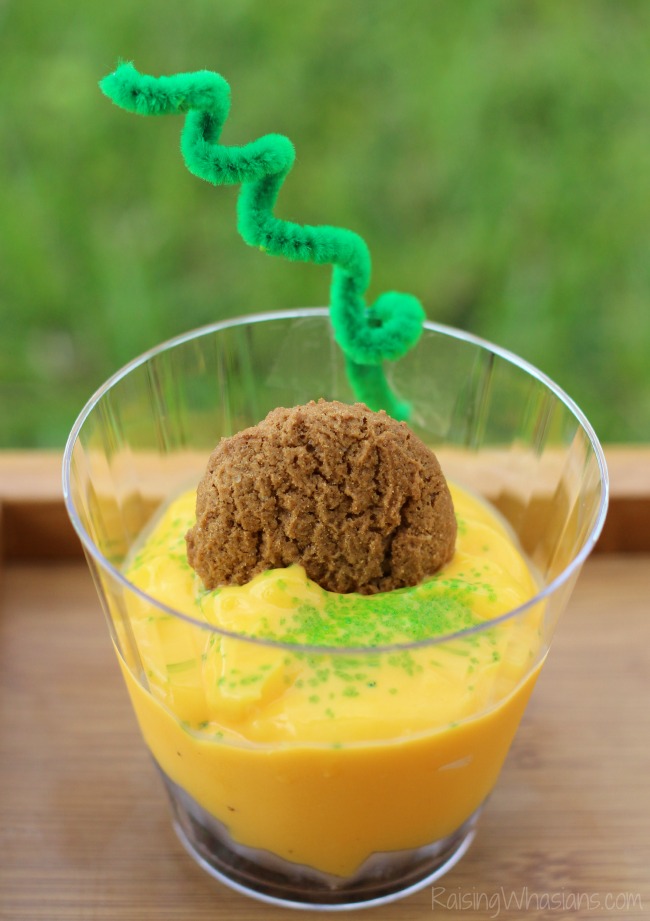 Pumpkin Patch Pudding Cups | Halloween Party Treat
