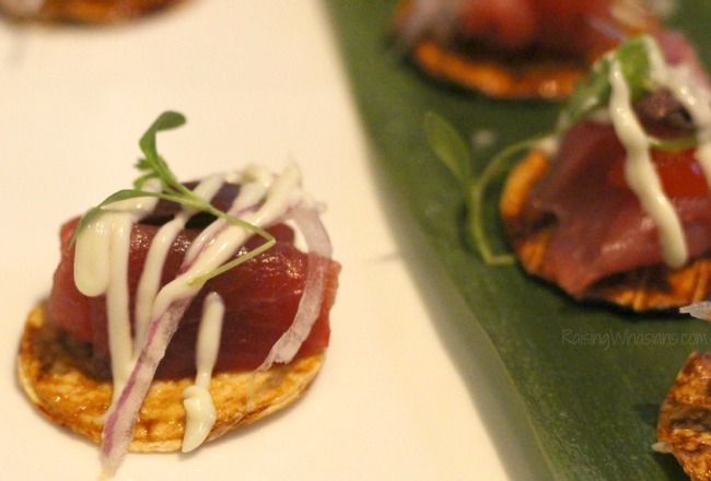 Morimoto Asia restaurant now open at Disney springs Morimoto Asia tuna pizza
