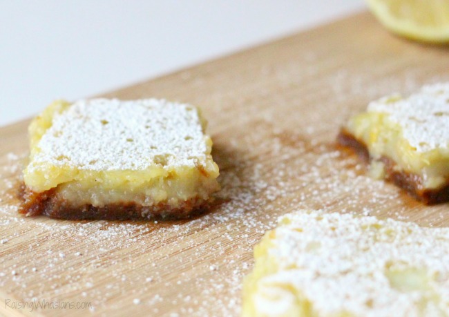 Pumpkin spice crust lemon bars