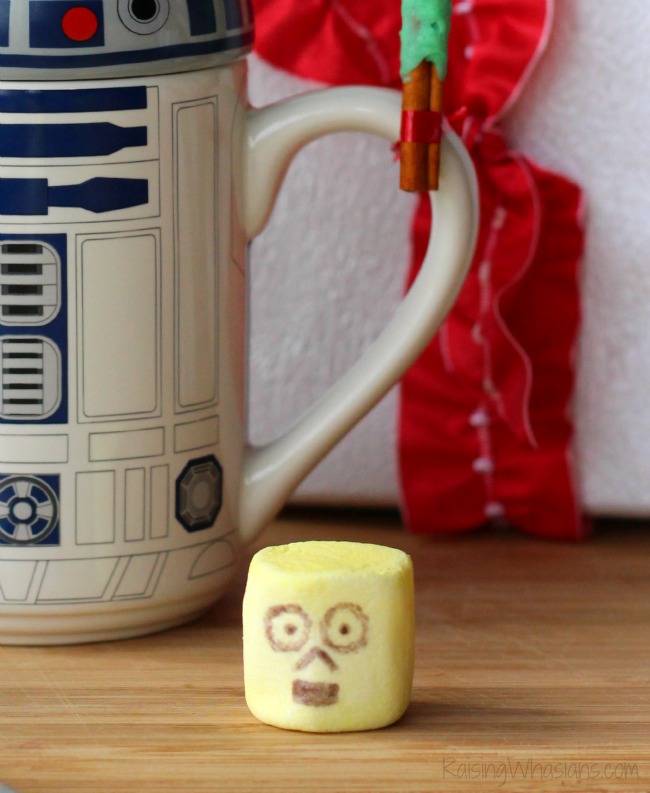 C-3PO marshmallow diy