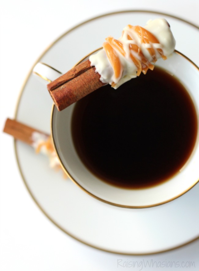 Cinnamon stir sticks for coffee