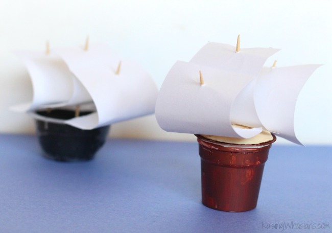 Mayflower craft for kids using k cups Mayflower kids craft