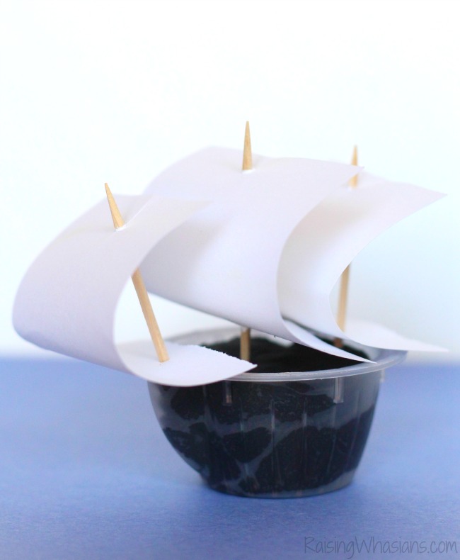 Mayflower craft for kids using k cups Thanksgiving craft Mayflower