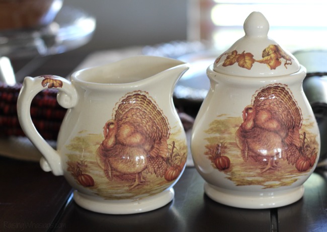 Thanksgiving table decor on a budget