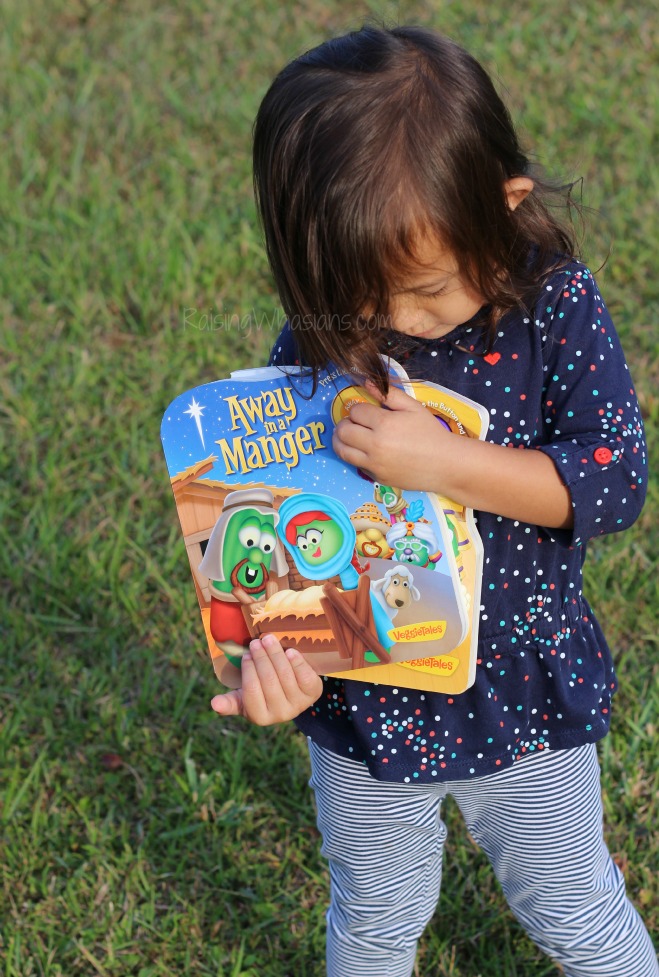 VeggieTales Christmas soundboard books review Best Veggiestales books for toddlers