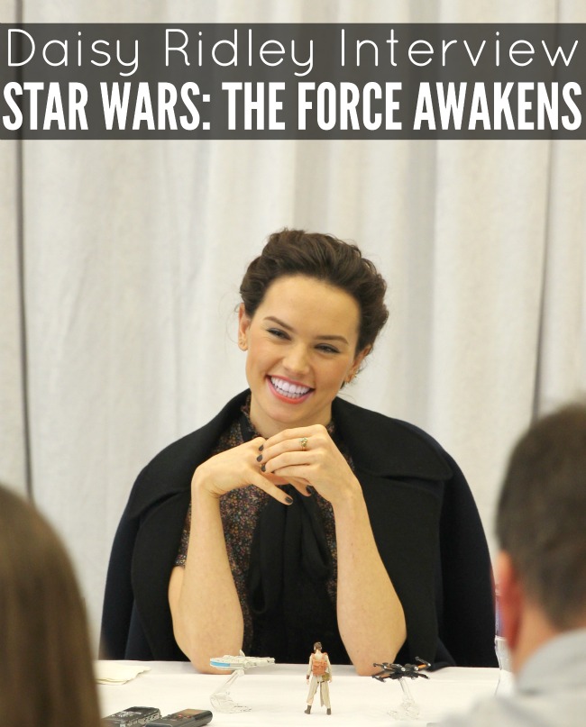 Daisy ridley interview star wars the force awakens