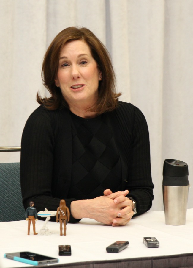 Kathleen Kennedy interview for star wars the force awakens women of the force Exclusive Kathleen Kennedy interview