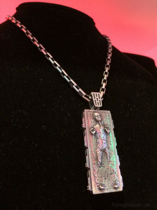 Han solo in carbonite necklace
