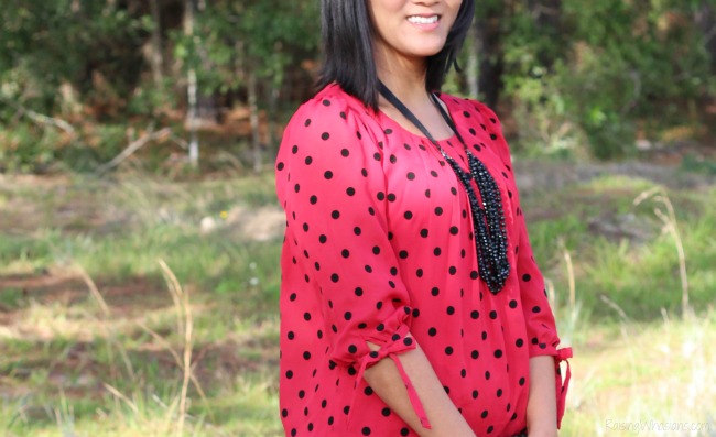 Holiday blouse for less