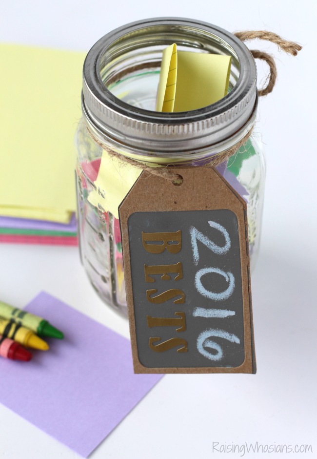 New years eve craft memory jar