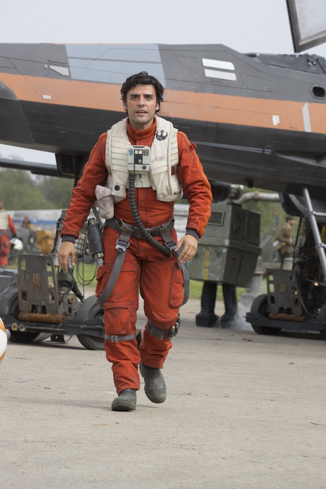 Oscar Issac & Lupita Nyong'o interview for star wars the force awakens who are poe and maz Poe interview star wars