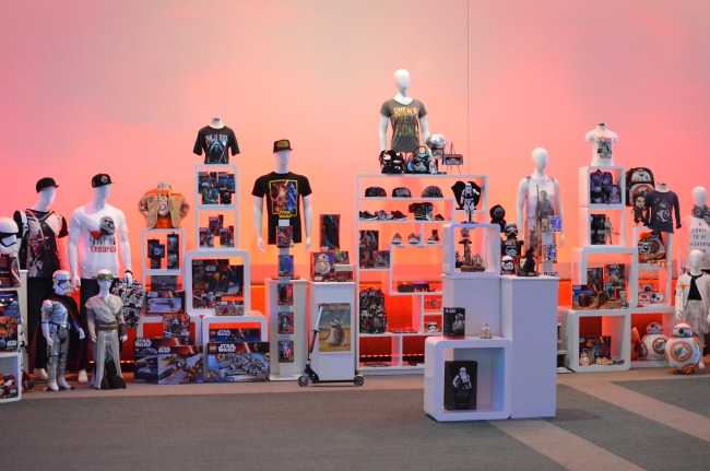 Star wars press day merchandise