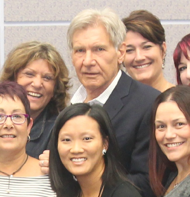 #StarWarsevent Harrison ford