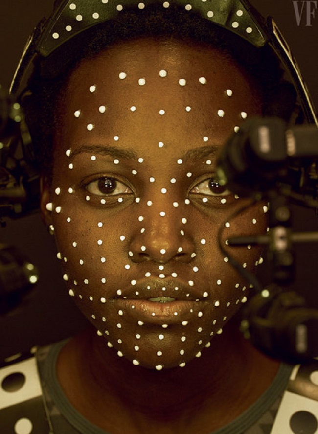 Oscar Issac & Lupita Nyong'o interview for star wars the force awakens who are poe and maz StarWarsEvent Lupita motion capture
