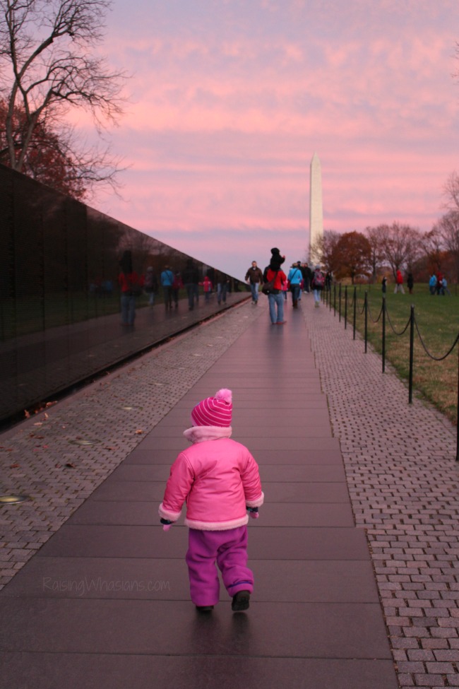 Sunset Vietnam memorial