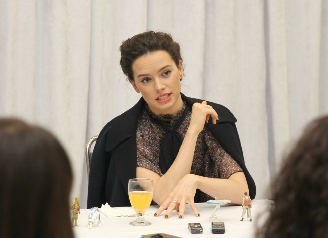 The force awakens interview with Daisy ridley