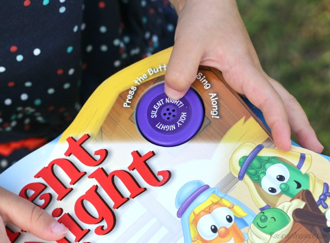 VeggieTales Christmas soundboard books review Veggietales Christmas books