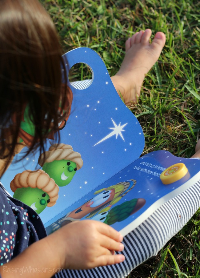 VeggieTales Christmas soundboard books review Veggietales books for gifts
