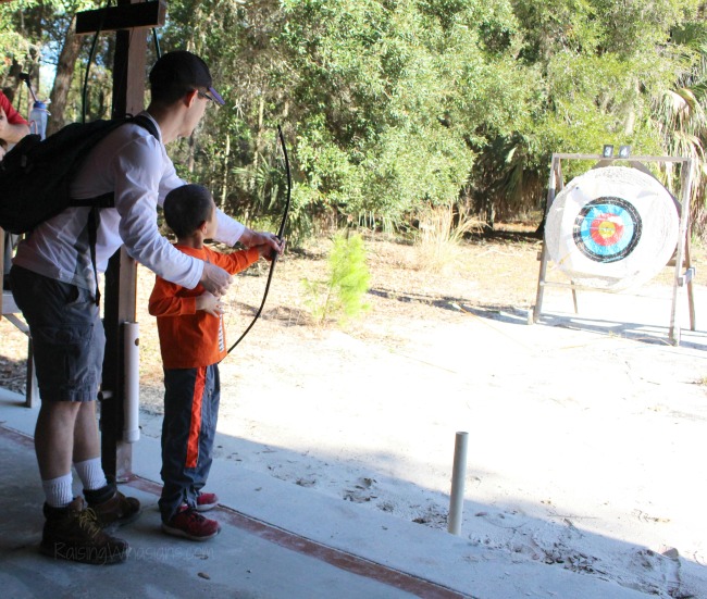 Boy scouts archery