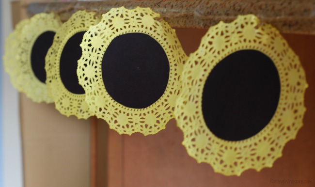 DIY frozen fever birthday banner