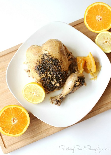 Healthy whole chicken crockpot recipe