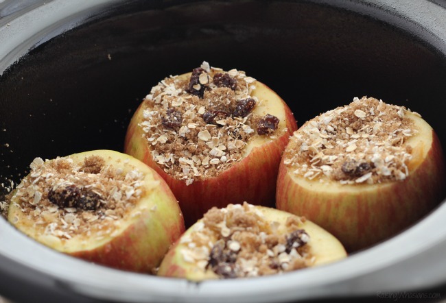 How to make baked apples in crockpot