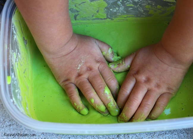 Edible St. Patrick's Day slime for kids Slime craft for kids