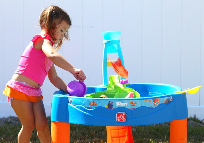 Step2 finding Dory whirlin waves water table review