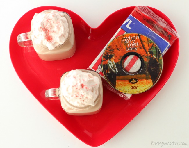 Valentines date night idea Enjoy a perfect date night in with this Easy Strawberry Whipped Cream + Valentine's Day Hot Cocoa Recipe. Easy hot chocolate recipe! #DrinkRecipe #Recipe 
