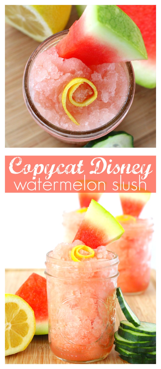 Copycat Disney watermelon slush pinterest
